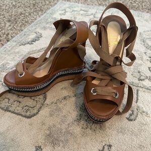 Authentic Christian Louboutin wedges